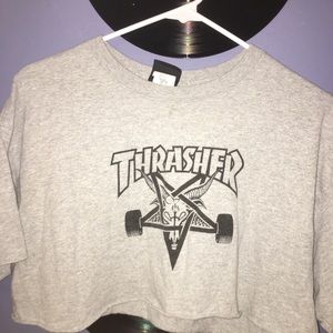 🤍 Cropped thrasher shirt 🤍